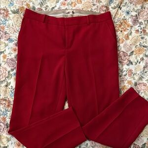 Banana Republic Vibrant Red Women's Pants